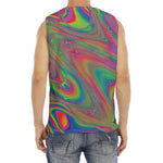 Psychedelic Rave Print Men's Fitness Tank Top