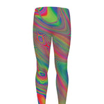 Psychedelic Rave Print Men's leggings