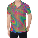Psychedelic Rave Print Men's Shirt