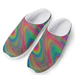 Psychedelic Rave Print Mesh Casual Shoes