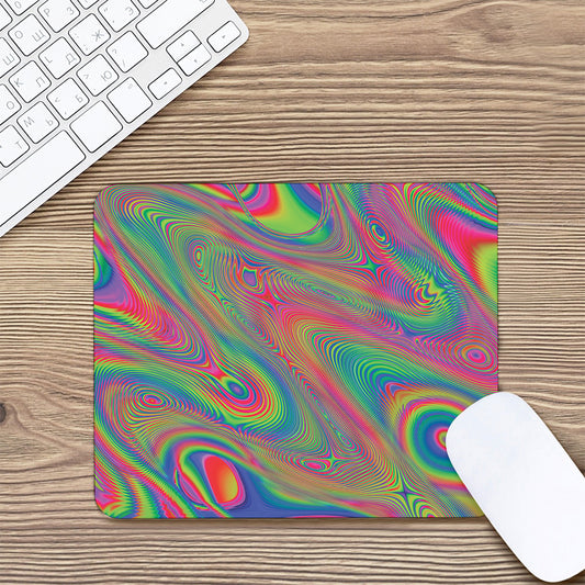 Psychedelic Rave Print Mouse Pad