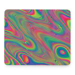 Psychedelic Rave Print Mouse Pad