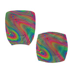 Psychedelic Rave Print Office Chair Cover