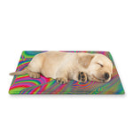 Psychedelic Rave Print Pet Cooling Mat Cover