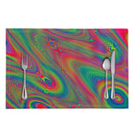 Psychedelic Rave Print Placemat