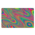 Psychedelic Rave Print Polyester Doormat