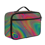 Psychedelic Rave Print Portable Lunch Bag