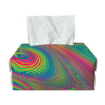 Psychedelic Rave Print Rectangle Tissue Box Cover