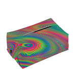Psychedelic Rave Print Rectangle Tissue Box Cover