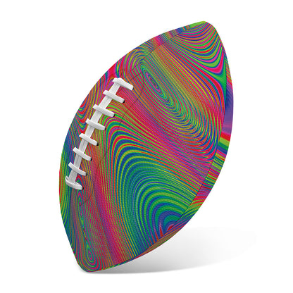 Psychedelic Rave Print Rugby Ball