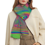 Psychedelic Rave Print Scarf
