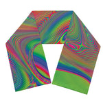 Psychedelic Rave Print Scarf