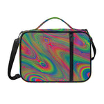 Psychedelic Rave Print Shoulder Strap Bible Bag
