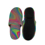 Psychedelic Rave Print Slippers
