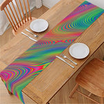Psychedelic Rave Print Table Runner