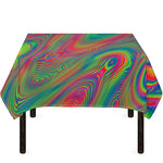Psychedelic Rave Print Tablecloth
