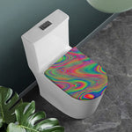 Psychedelic Rave Print Toilet Lid Cover