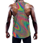Psychedelic Rave Print Training Tank Top