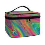 Psychedelic Rave Print Travel Makeup Bag