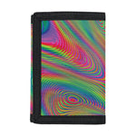 Psychedelic Rave Print Trifold Wallet