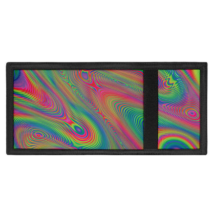 Psychedelic Rave Print Trifold Wallet