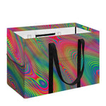 Psychedelic Rave Print Utility Tote Bag