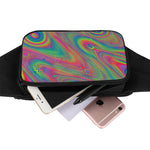 Psychedelic Rave Print Waist Bag