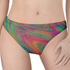 Psychedelic Rave Print Women's Thong