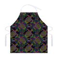 Psychedelic Sea Turtle Pattern Print Adjustable Apron