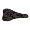 Psychedelic Sea Turtle Pattern Print Bicycle Seat Cover
