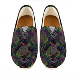 Psychedelic Sea Turtle Pattern Print Casual Shoes