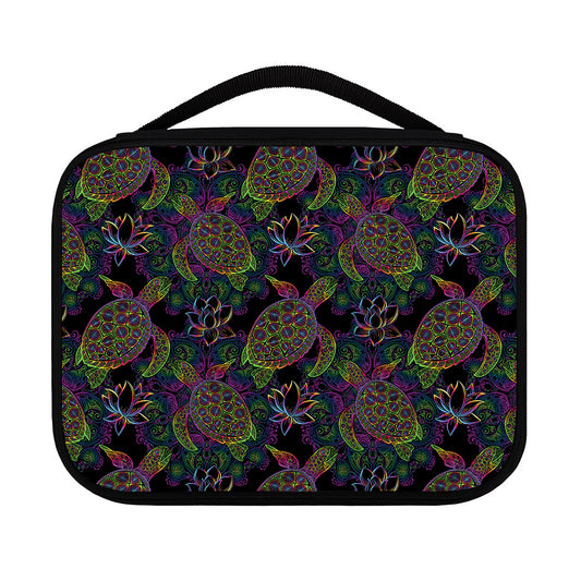 Psychedelic Sea Turtle Pattern Print Classic Bible Case