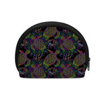 Psychedelic Sea Turtle Pattern Print Coin Purse