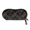 Psychedelic Sea Turtle Pattern Print Glasses Case