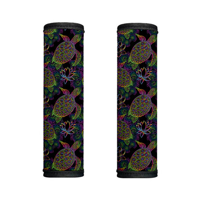 Psychedelic Sea Turtle Pattern Print Handle Covers
