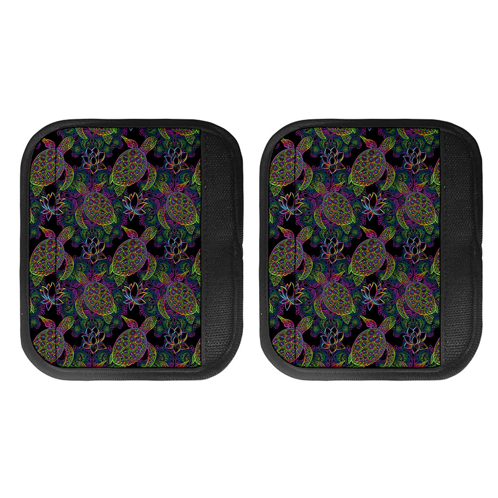 Psychedelic Sea Turtle Pattern Print Handle Covers
