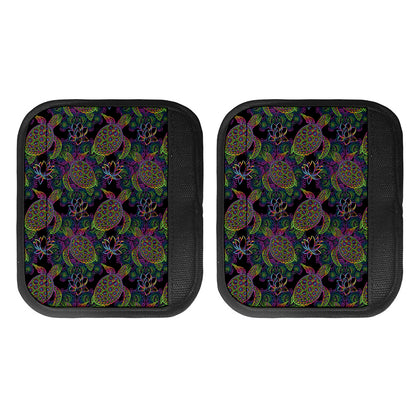 Psychedelic Sea Turtle Pattern Print Handle Covers