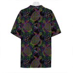 Psychedelic Sea Turtle Pattern Print Hawaiian Shirt