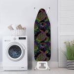 Psychedelic Sea Turtle Pattern Print Ironing Board Cover