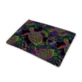 Psychedelic Sea Turtle Pattern Print Pet Cooling Mat Cover