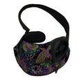 Psychedelic Sea Turtle Pattern Print Pet Sling Carrier