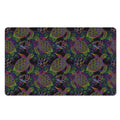 Psychedelic Sea Turtle Pattern Print Polyester Doormat