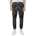 Psychedelic Sea Turtle Pattern Print Joggers