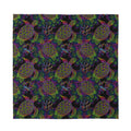 Psychedelic Sea Turtle Pattern Print Silk Bandana