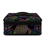 Psychedelic Sea Turtle Pattern Print Small Lunch Bag