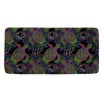 Psychedelic Sea Turtle Pattern Print Towel