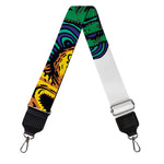 Psychedelic Skull Print Bag Strap