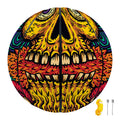 Psychedelic Skull Print Basketball