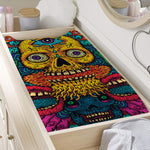 Psychedelic Skull Print Changing Pad Cover