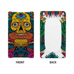 Psychedelic Skull Print Changing Pad Cover